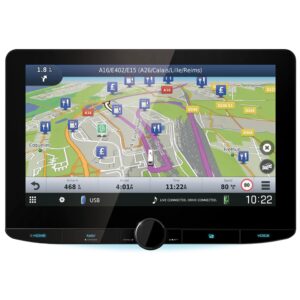 Kenwood DNR992RVS 10.1" Truck / Camper Navigation System Bluetooth DAB+ Android Auto CarPlay Floating